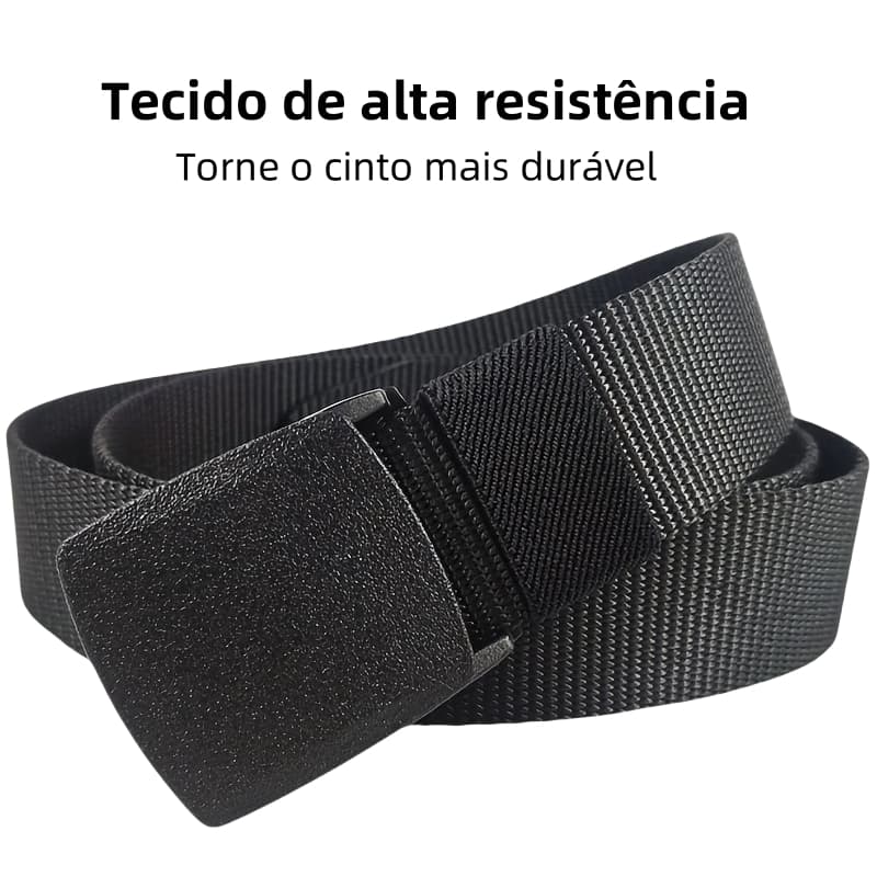 Cinto Militar Largo em Nylon Com Fivela em Unissex Engate Rápido Resistente，Presente para homem ，Cinto