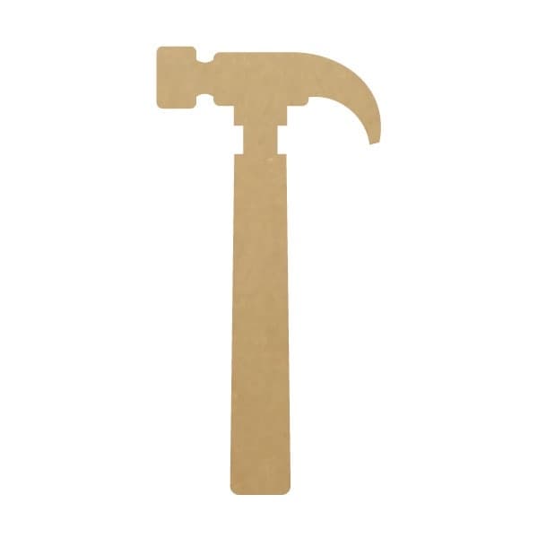 Kit Recortes em Mdf Cru - Martelo - 0228apl_80und_6cm