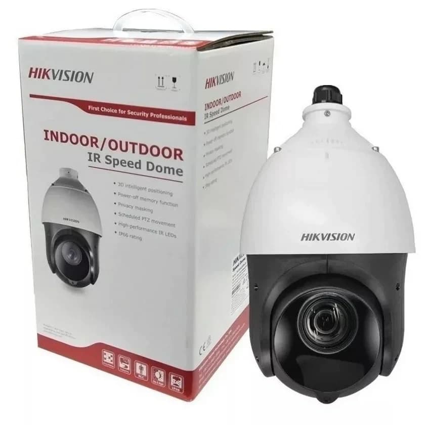 Câmera de Segurança Hikvision Ir Speed Dome A câmera Hikvision DS-2DE4225IW-DE(T5) 2MP 15x e 25x