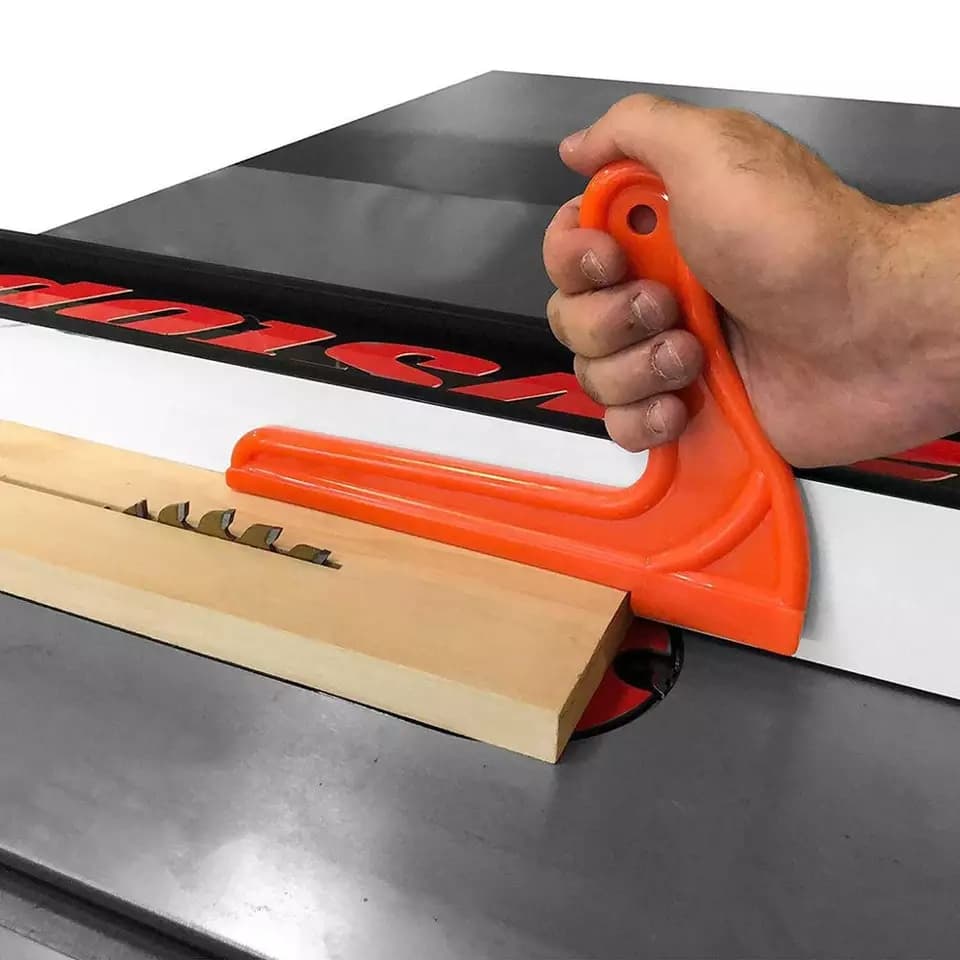 Empurrador De Madeira Multifuncional Serra De Bancada Push Stick Marcenaria Segurança e Conforto