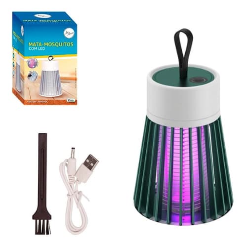 Luminária Mata-Mosquitos Eletrica Com Led 12,5cm - Art House