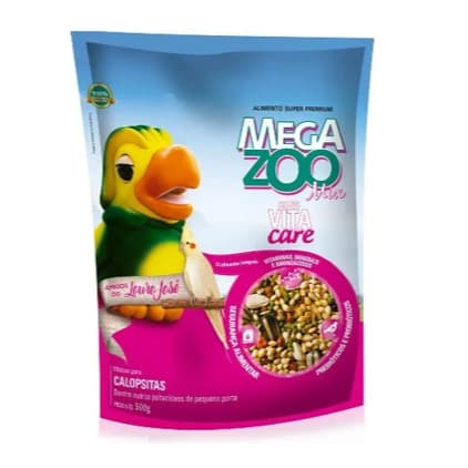 Ração Mix P/ Calopsitas Amigos Do Louro Jose 500g Megazoo