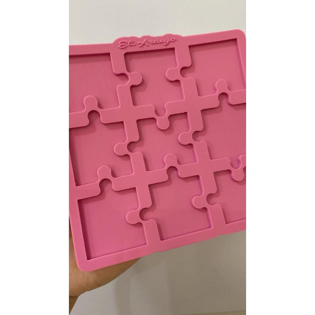 Molde de Silicone quebra cabeca