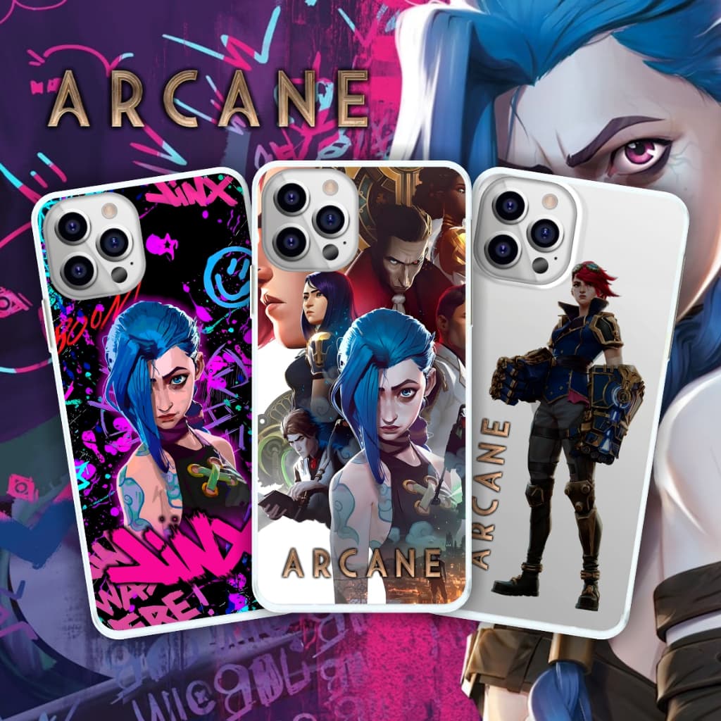 Capa de celular Série Arcane LOL Capinha de celular