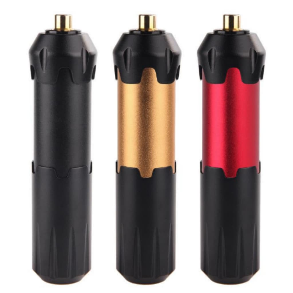 Máquina de tatuagem Pen Shell com design ergonômico em alumínio aeronáutico resistente
