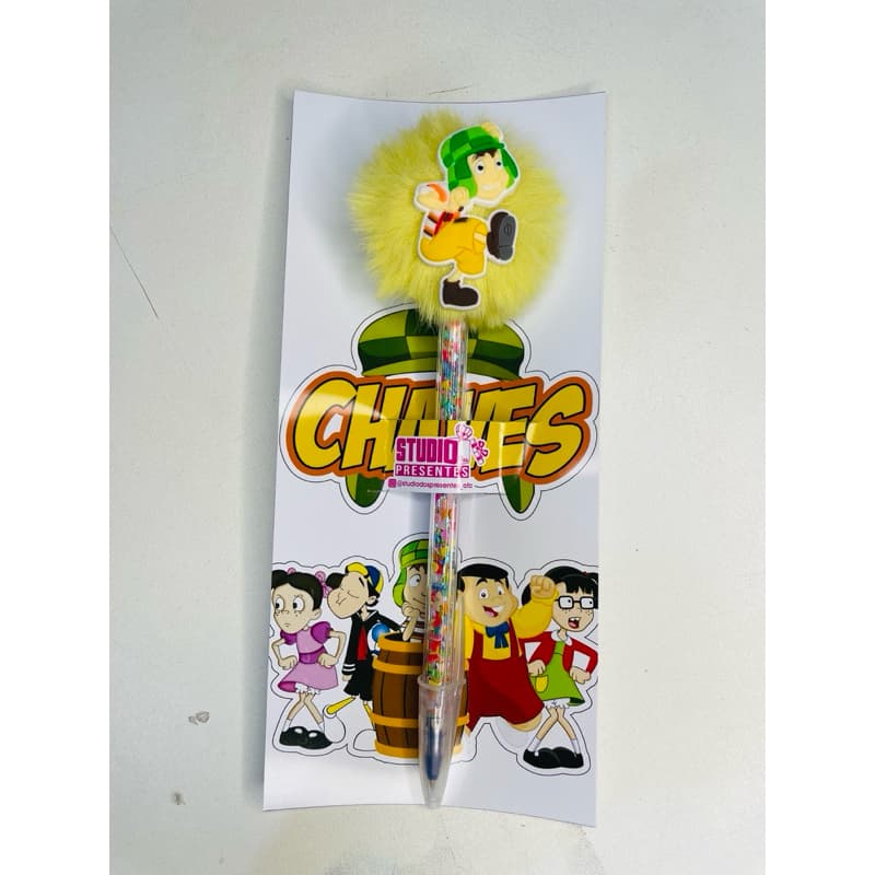 caneta Pompom do chaves papelaria fofa  personalizadas