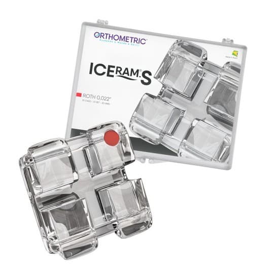 Kit Bráquete Cerâmico Iceram Safira Roth 022 - Orthometric
