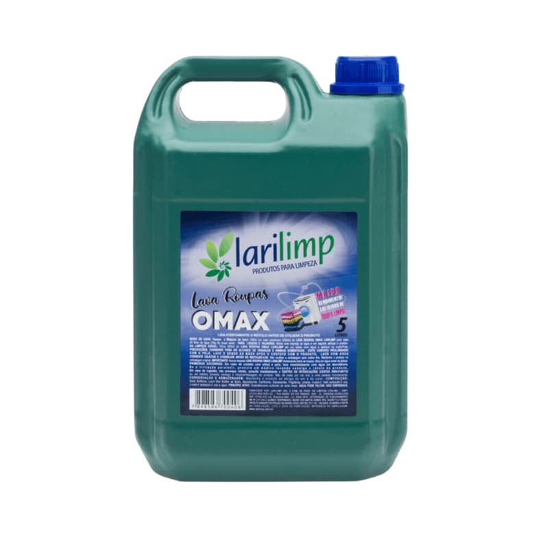 Lava Roupas Líquido Omax 5L Larilimp