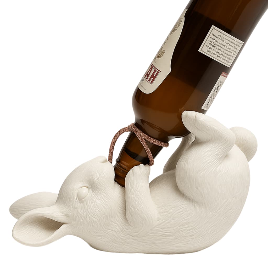 Expositor de Garrafa de Vinho  Formato Coelho