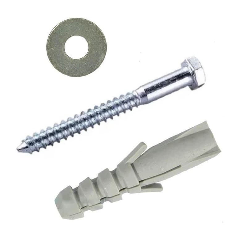 Kit Parafuso sextavado com Bucha e Arruela 06mm - 08mm - 10mm - 12mm