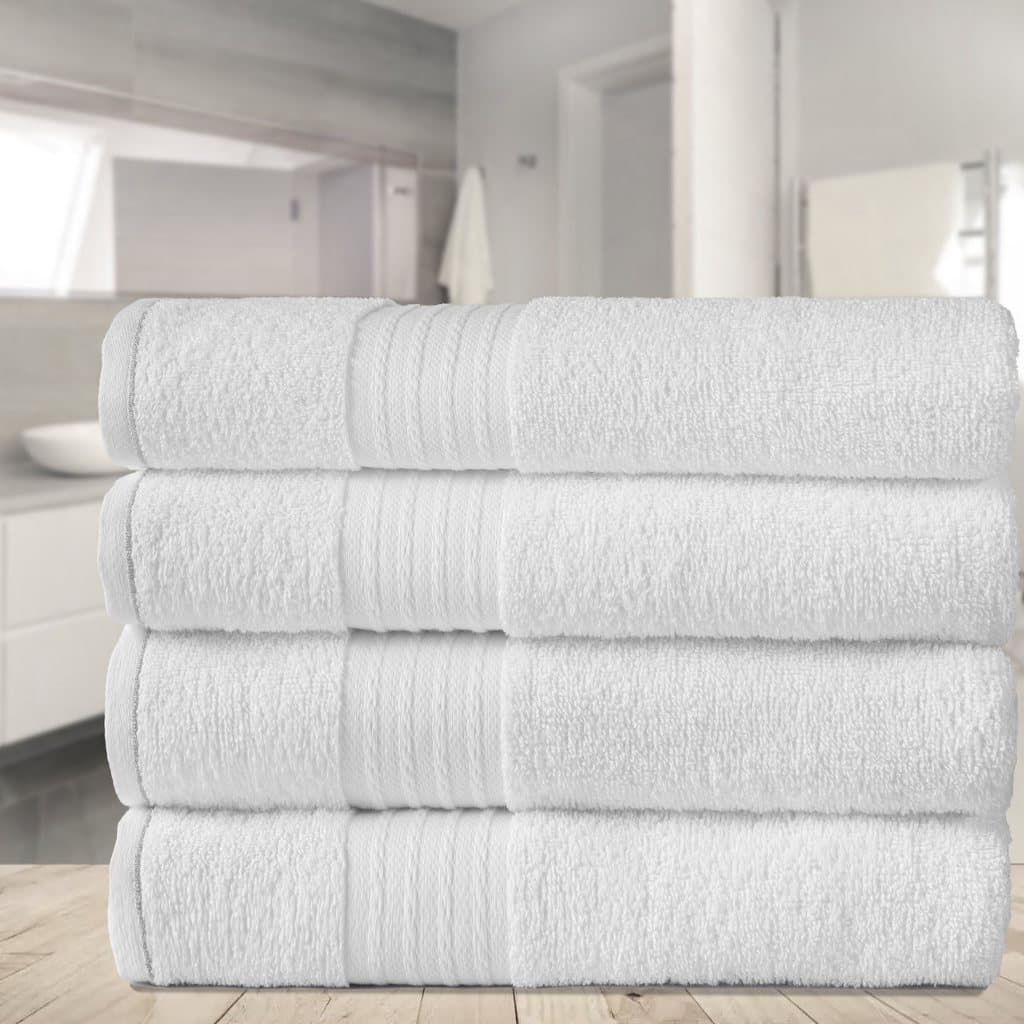 Kit 4 Toalhas Banhão Grossa Para Hotel+pousada+spa - Nobre