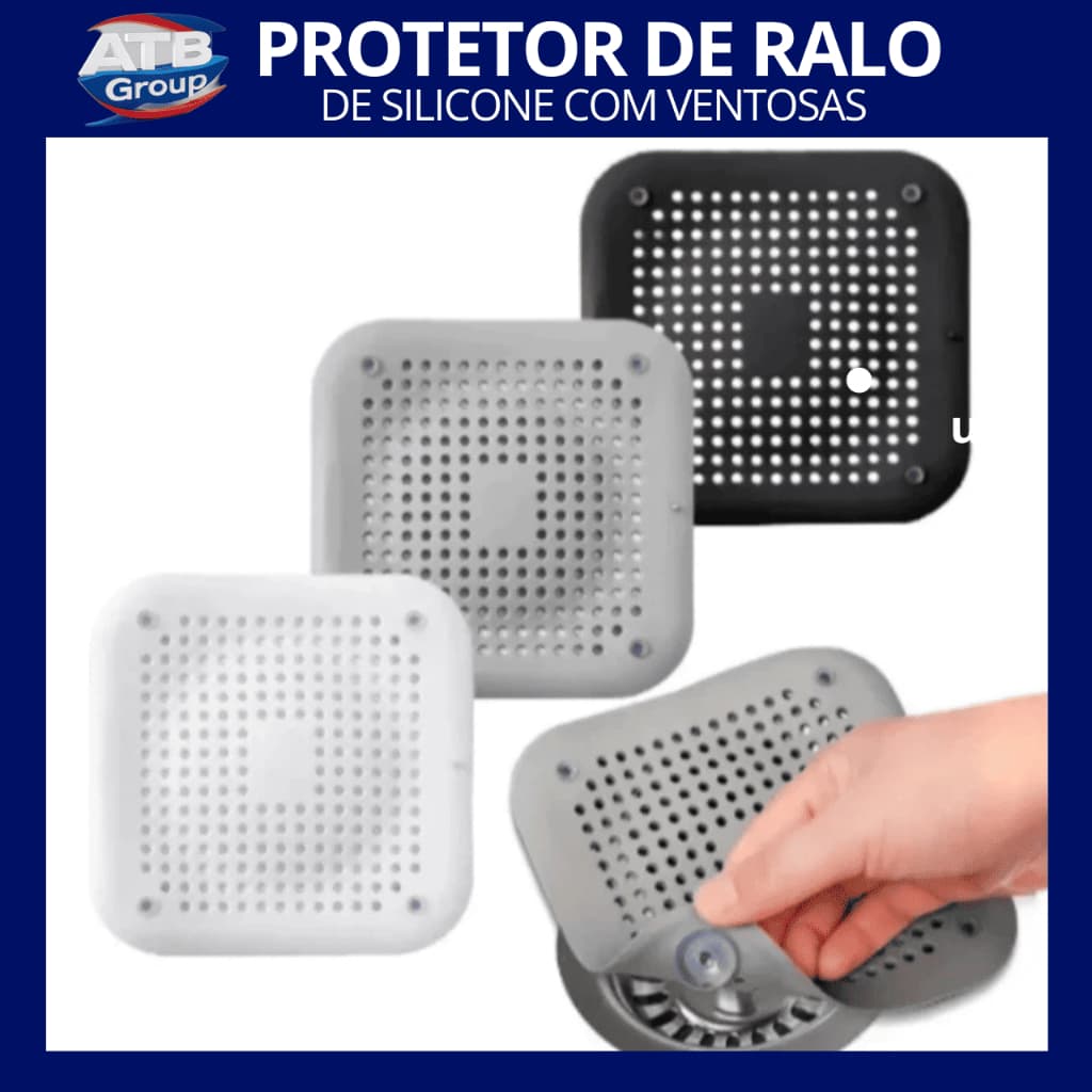 Protetor de Ralo de Silicone para Banheiro, Tampo de Ralo de Silicone, Filtro de Ralo para Banheiro