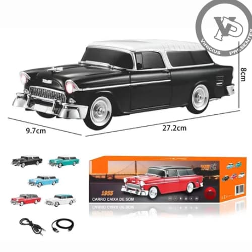 Caixa de Som Bluetooth Portátil Miniatura de Carro
