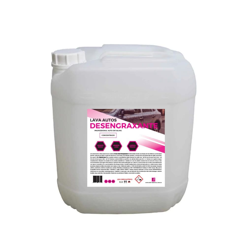 20L DESENGRAXANTE AUTOMOTIVO CONCENTRADO LIMPEZA PESADA RENDE 800L SOLUPAN REMOVE SEM ESFREGAR