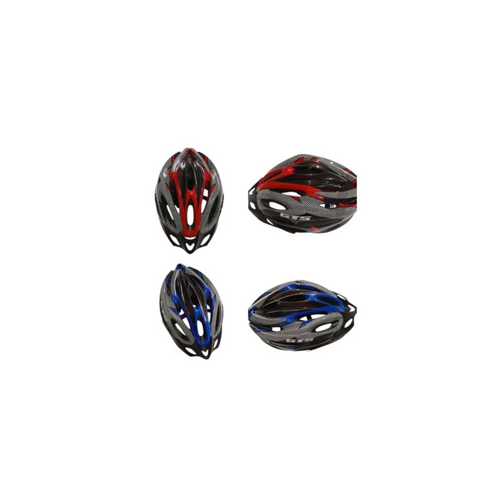 Capacete Bicicleta/ Patins/ GTS Adulto/ Com Sinalizador Traseiro/ Tamanho Ajustável