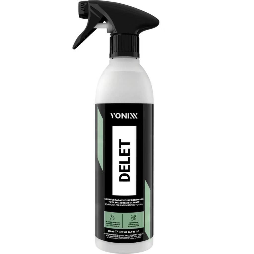 DELET LIMPA PNEUS E BORRACHAS VONIXX 500ML