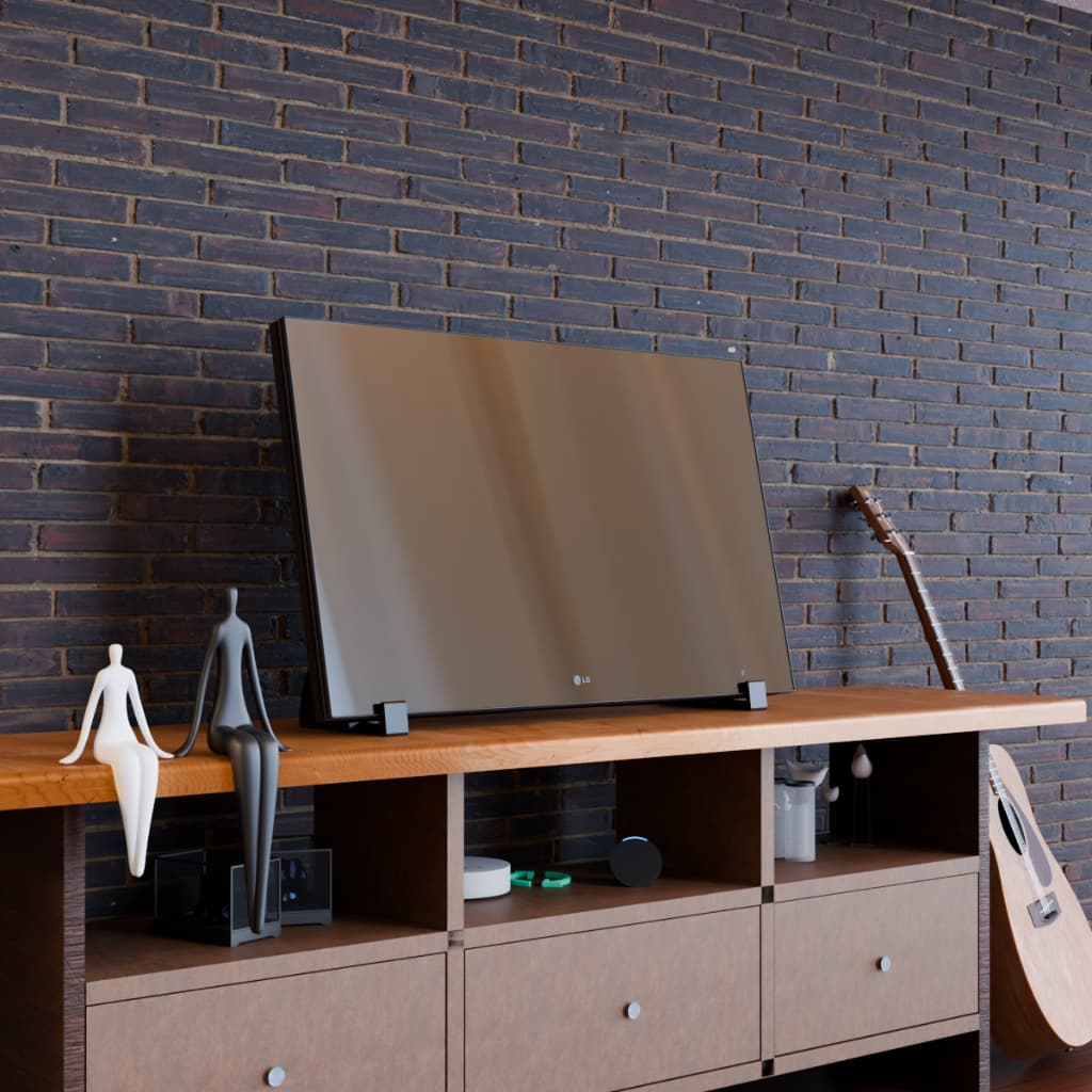 Suporte de Mesa Para Monitor Tv Ajustável de 12 Ate 32'' Pol
