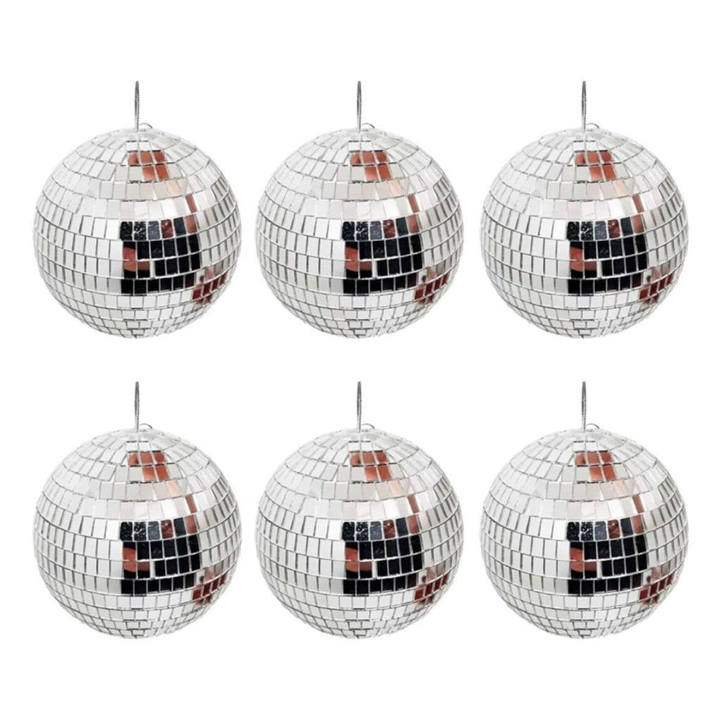 Kit C/6 Globos Espelhado 5 cm 4 Cm  6 cm 3 cm Balada, Festa, Decoração de Bolos Aniversário