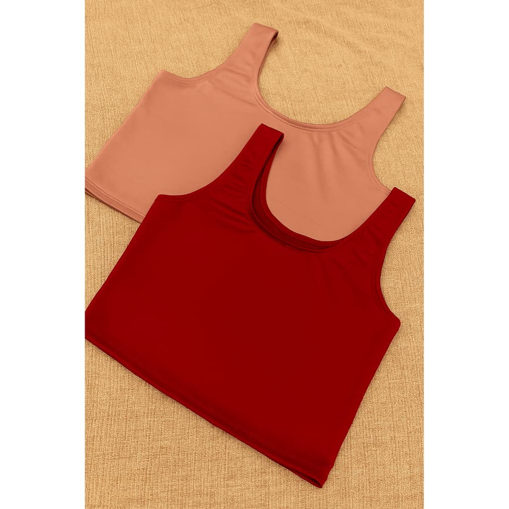 Blusa Cropped Alça grossa - sem bojo - B2