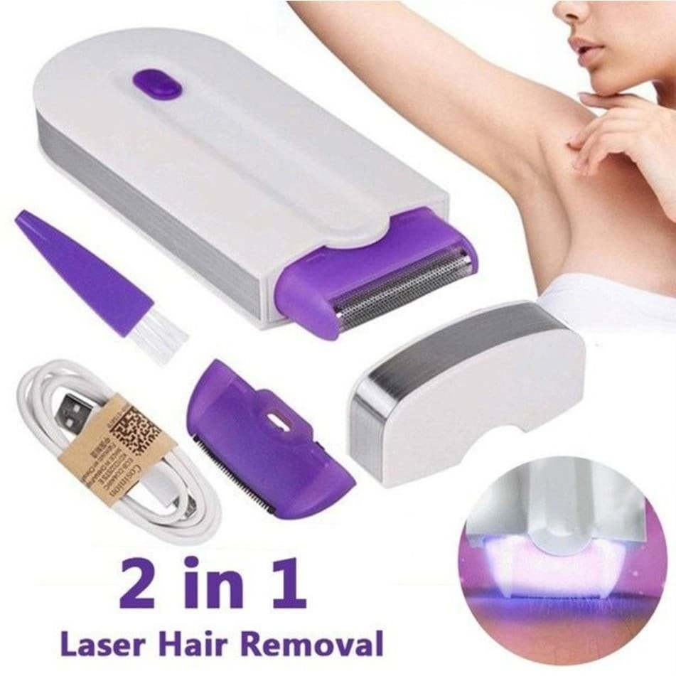 Depilador Removedor De Pelos Facial e Corporal Sem fio Recarregável aparador de pelos
