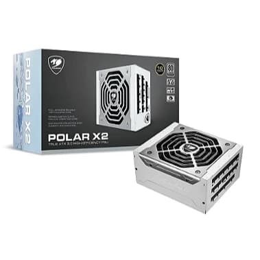 Fonte Cougar - POLAR X2 1050W  - 80Plus Platinum, Cybenetics Platinum,  PFC Ativo, Full Modular, Conector 12VHPWR