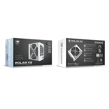 Fonte Cougar - POLAR X2 1200W - 80Plus Platinum, Cybenetics Platinum,  PFC Ativo, Full Modular, Conector 12VHPWR