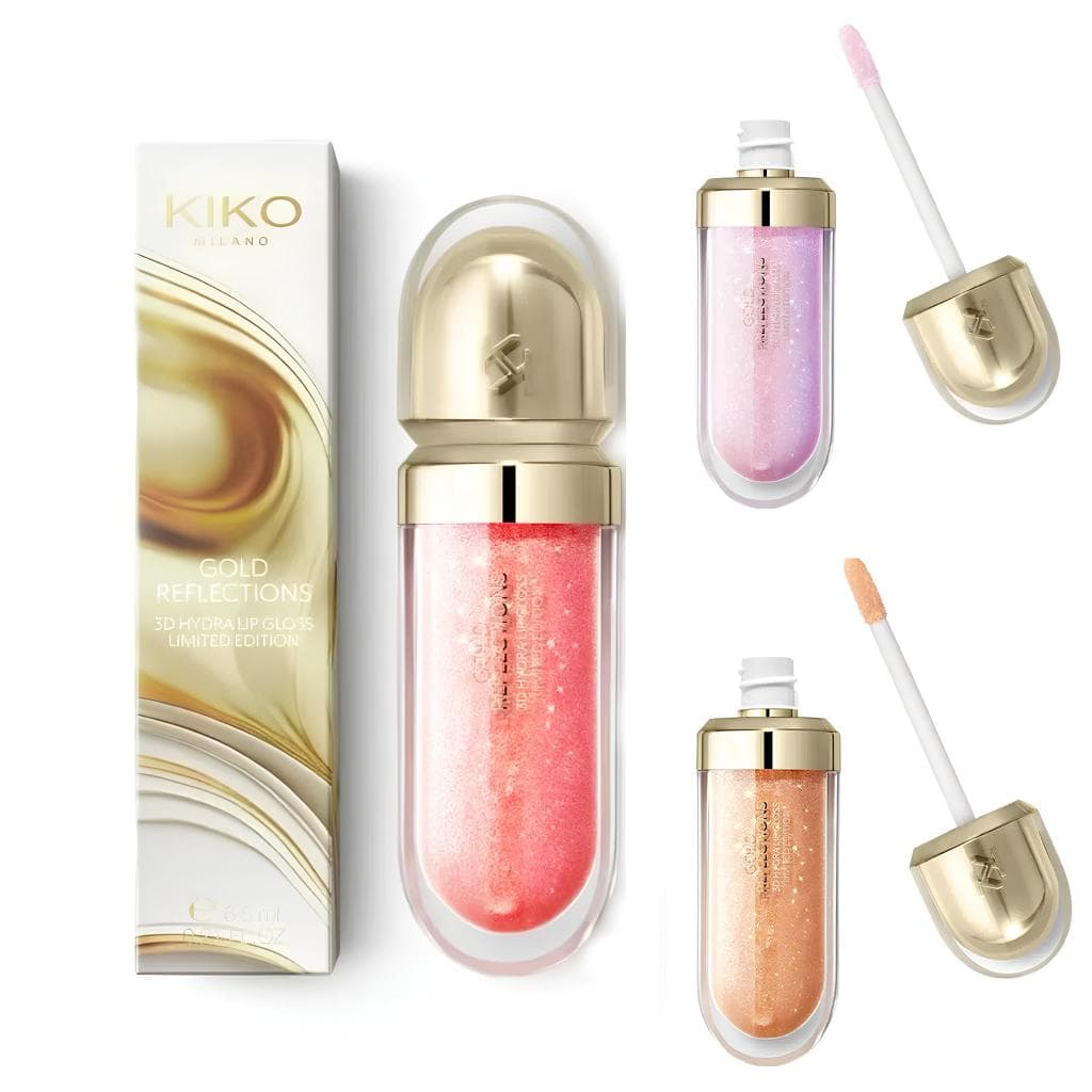 Lip Gloss 3d Hydra Gloss Gold Reflections Kiko Mlando