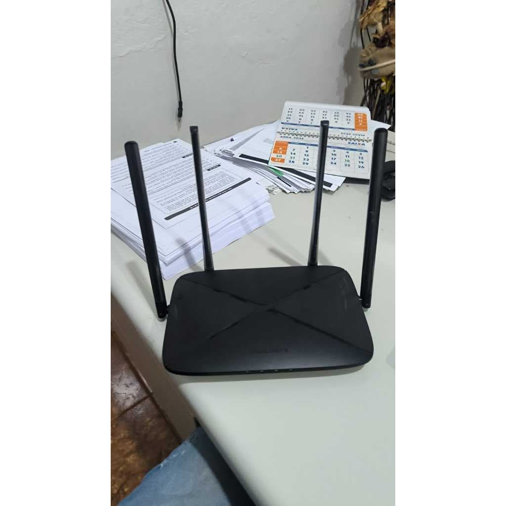 Roteador Mercusys Ac12g Gigabit Usado com fonte