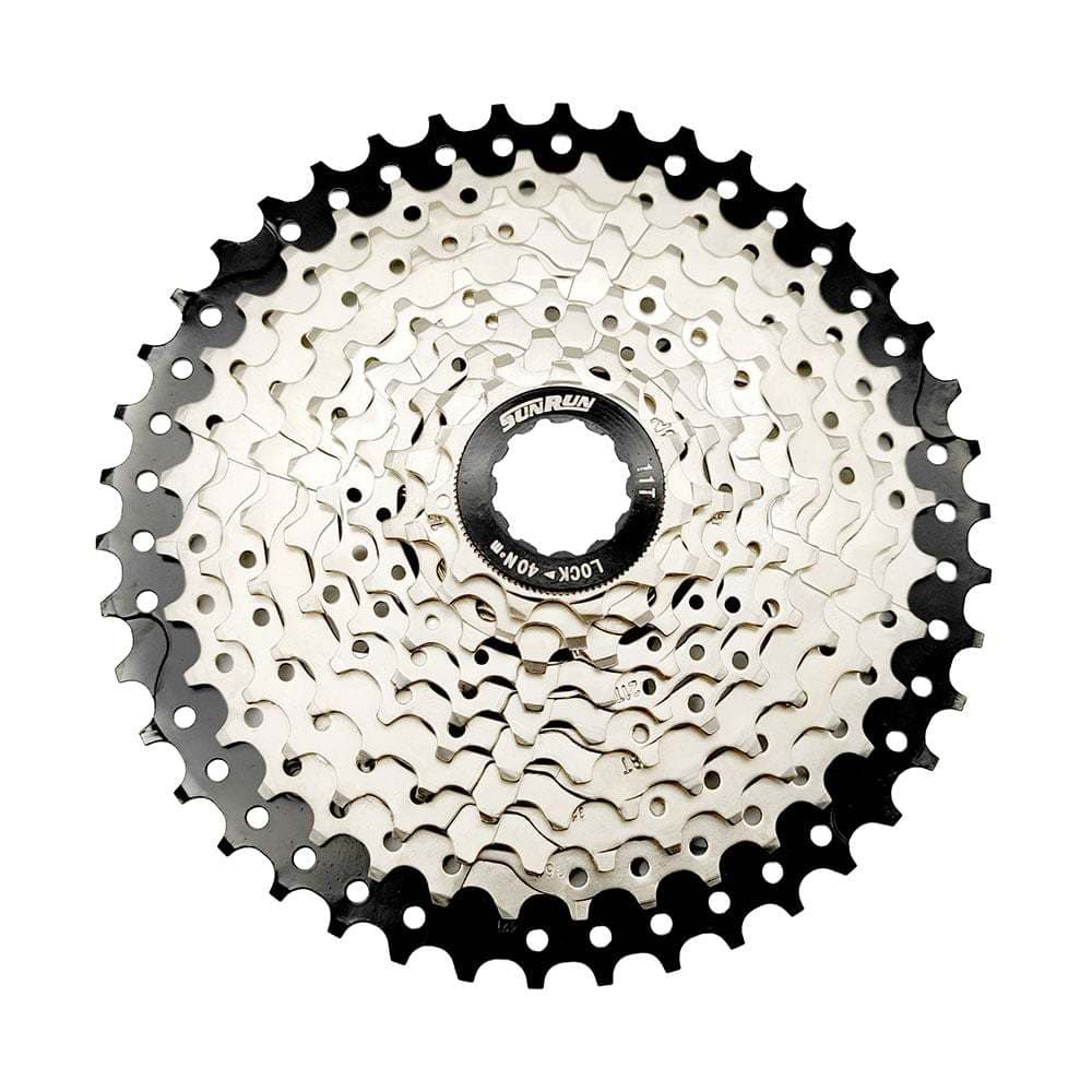 Cassete K7 - 9v 10v 11v 12v - 11/36 11/42 11/50 Sunrun GTA Alumínio para Freehub HG Shimano