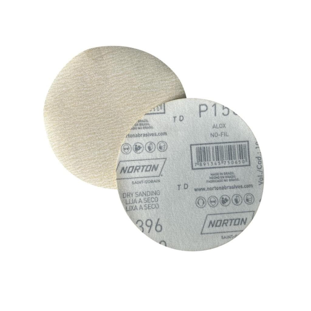 DISCO DE LIXA 152MM A396 SEM FUROS - 10 PEÇAS
