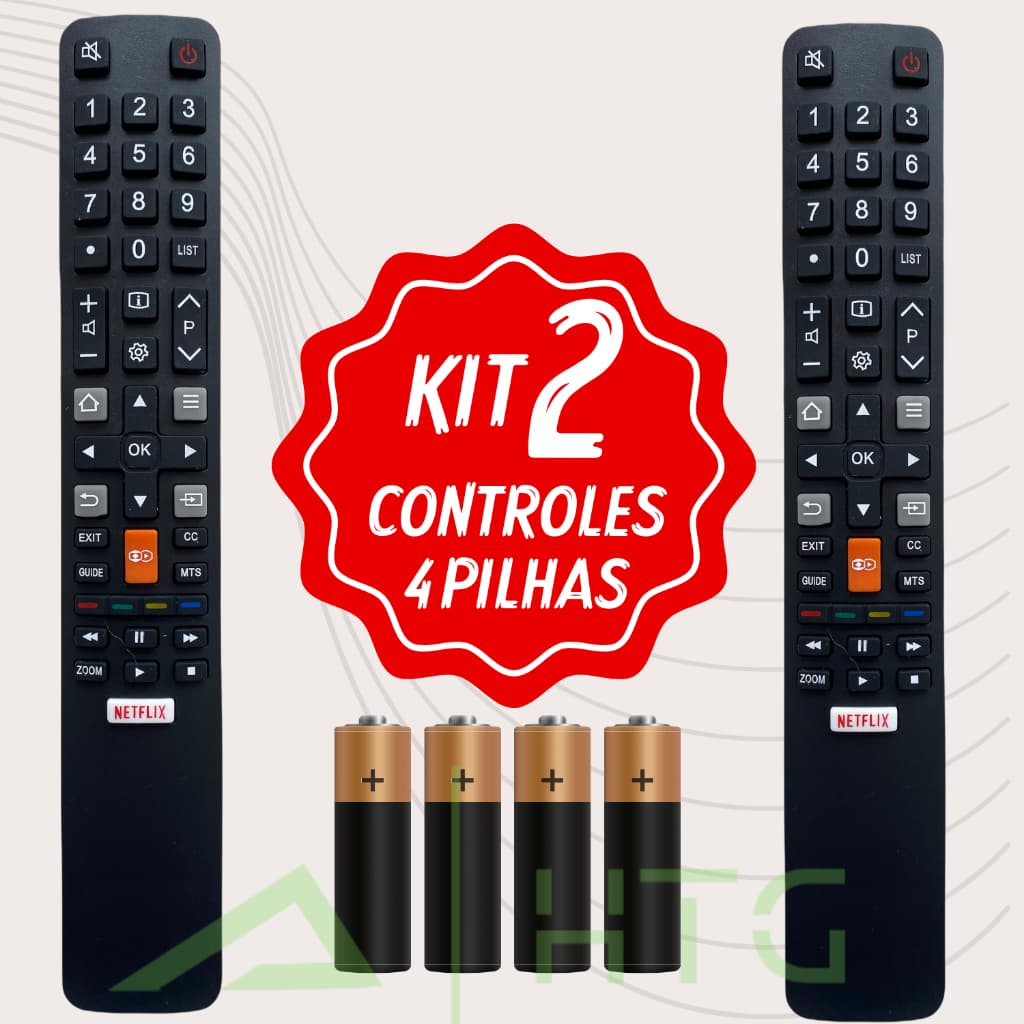 Controle Remoto Tv Smart 4k Tcl - L40s4900fs / L43s4900f / U55C7006 / L32S4900S