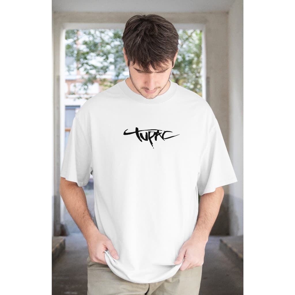Camiseta Oversized Streetwear Camisa Masculina 100% AlgodãoTupac