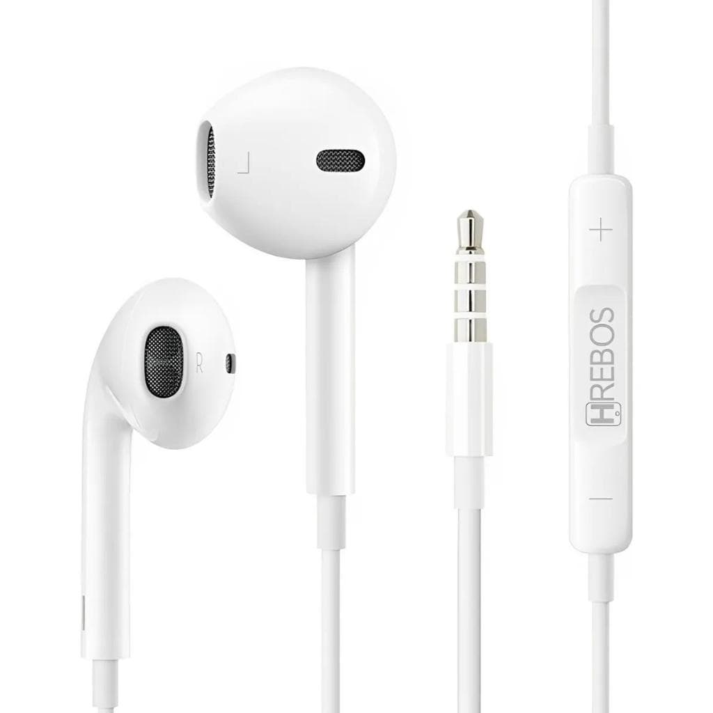 Fone de Ouvido com fio e Microfone  Som Nítido e Confortável 1.2m