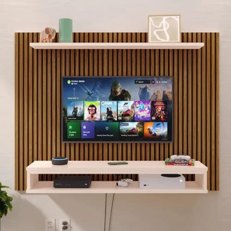 Painel Para Tv Até 48 Polegadas Com Nicho Nairóbi