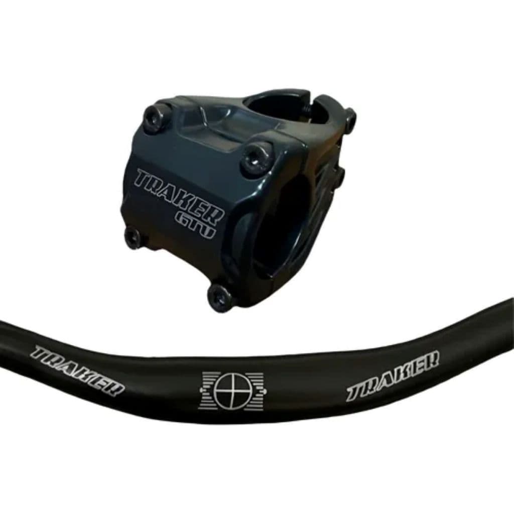 Guidão Mtb Traker 31.8mmx780cm+mesa Guidão 31.8mm 45mm Cores (Guidao com 780cm Comprimento)