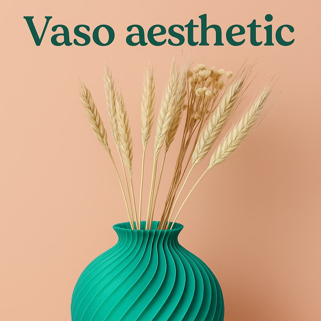Vaso Aesthetic Minimalista Moderno - Para decorar mesa, escritório, banheiros