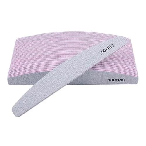 KIT 24 Lixa Unha Banana  100/180 Para Manicure Profissional