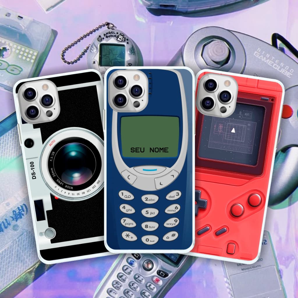 Capa de Celular Retrô Antiguidade Personalizada Capinha de Celular