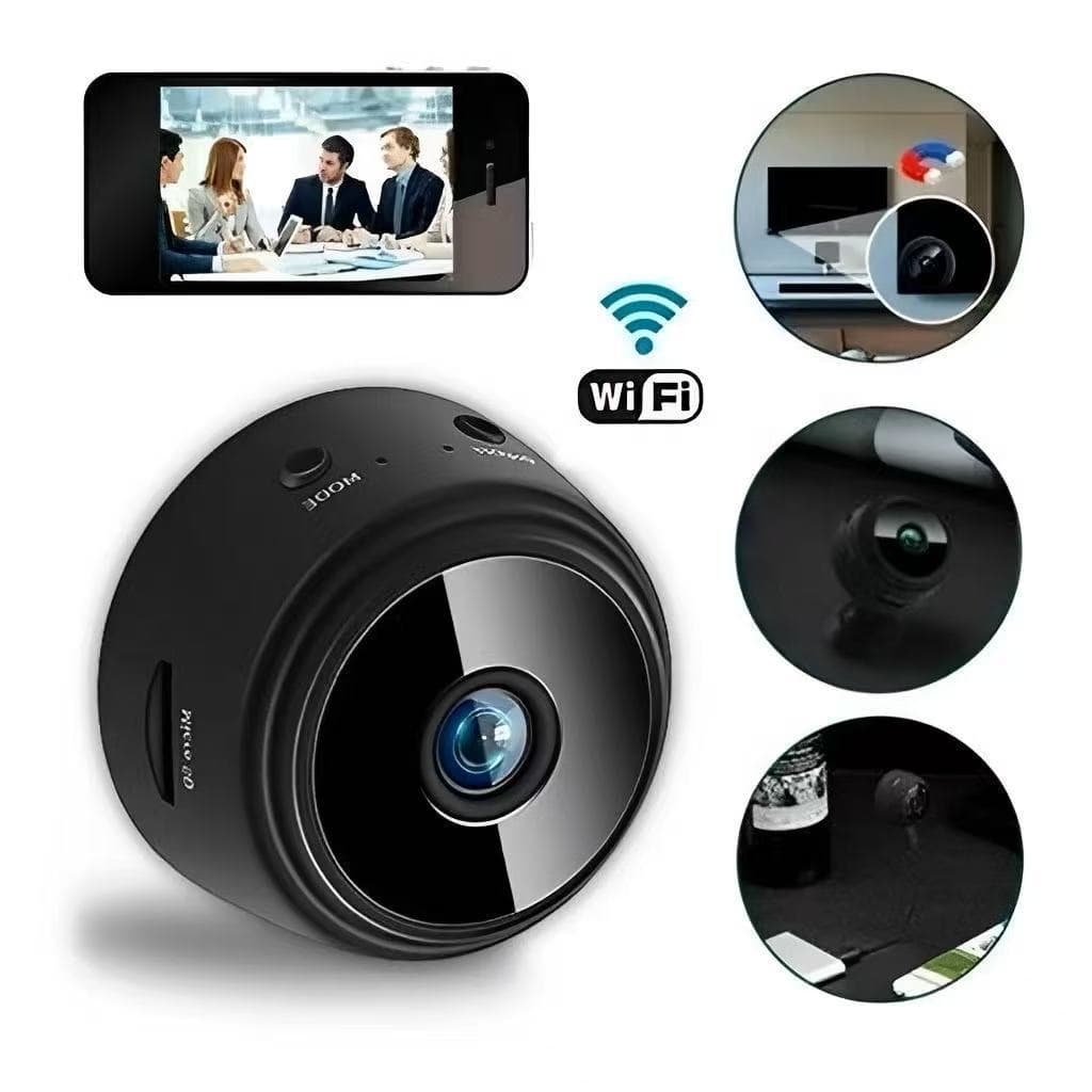 Câmera A9 Mini HD Sensor De WIFI Grava Em Cartão de Memória Com Suporte Para Encaixe