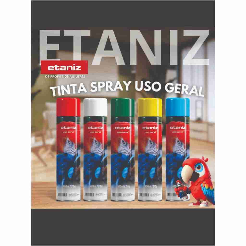 Tinta Spray Uso Geral Etaniz 400ml