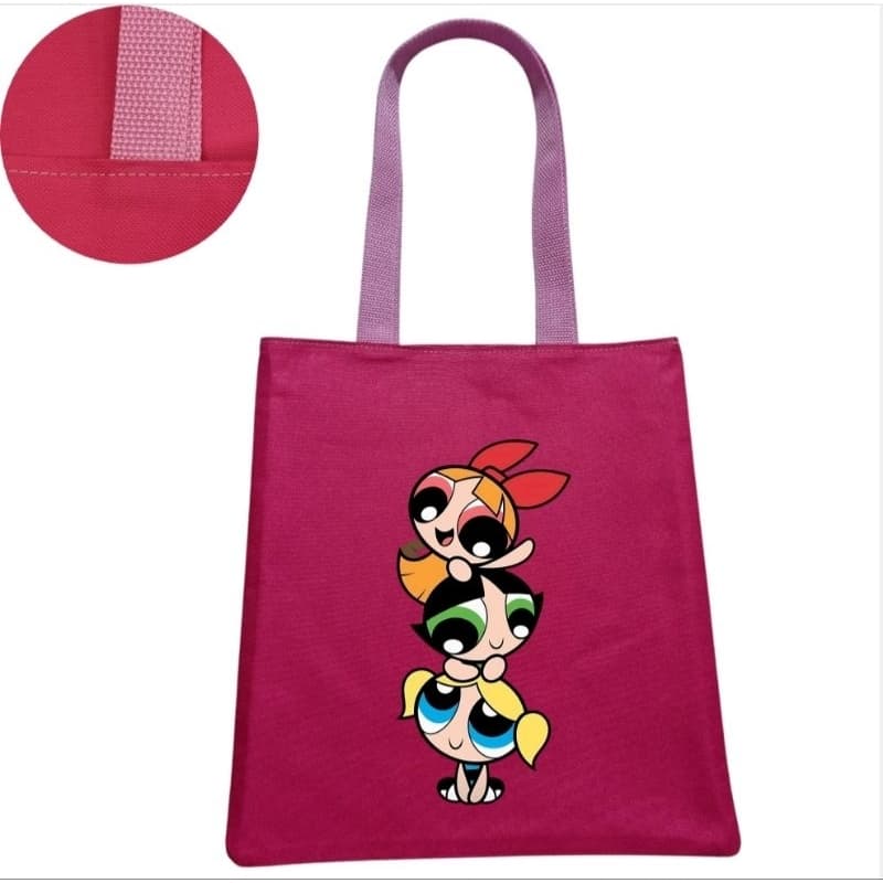 Bolsa sacola meninas super poderosas kit 1 a 5 peças  envio imediato