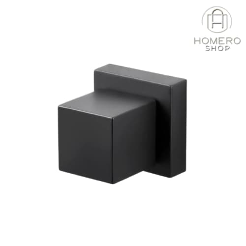 Acabamento Preto Fosco Quadrado de Registro Chuveiro Pressão /Gaveta Preto 100% Metal