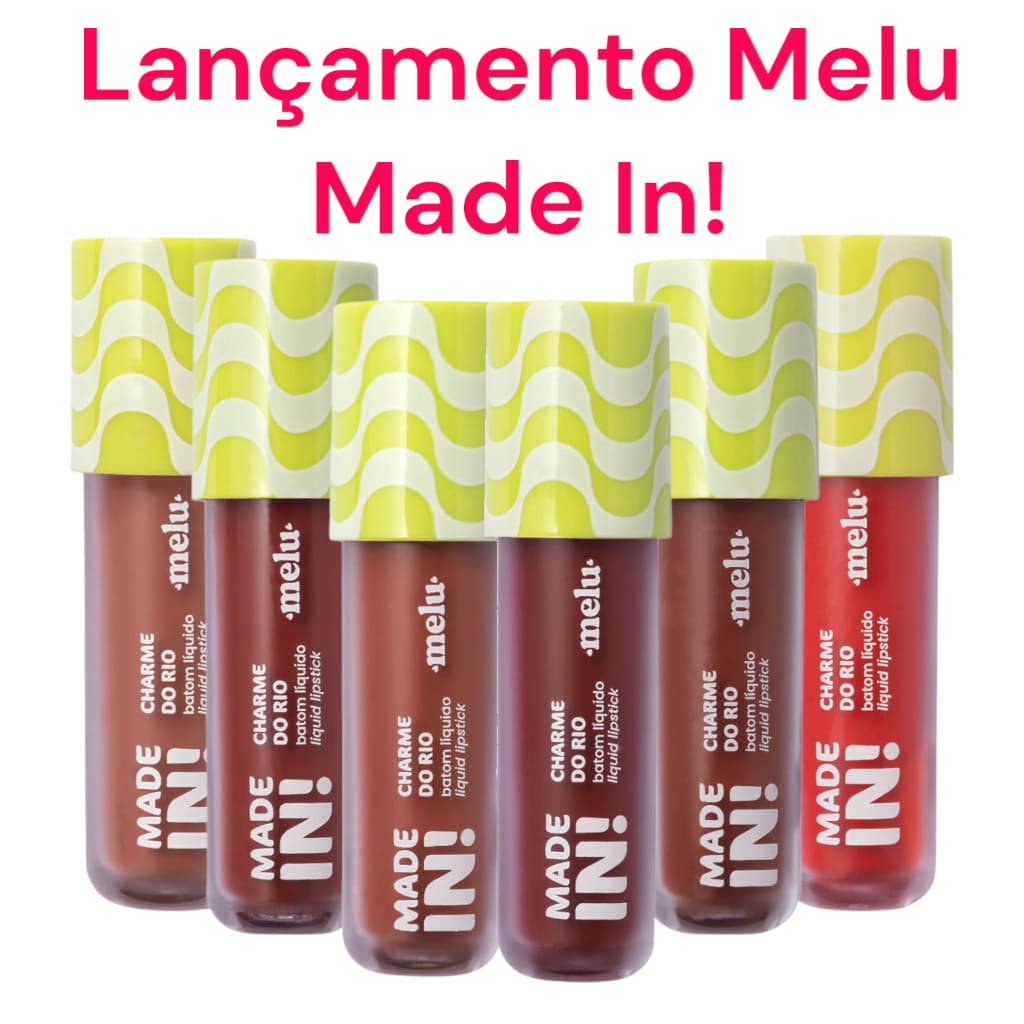 BATOM LÍQUIDOCHARME DO RIO Made In! Melu by Ruby Rose