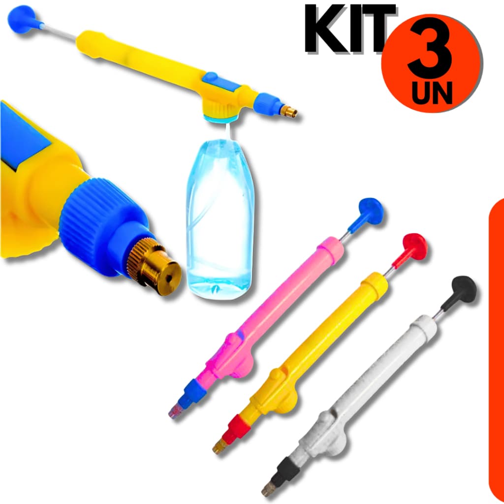 Pulverizador E Borrifador Pressão Manual Para Garrafa Pet Adaptável Pulverizador De Espuma Borrifador De Água