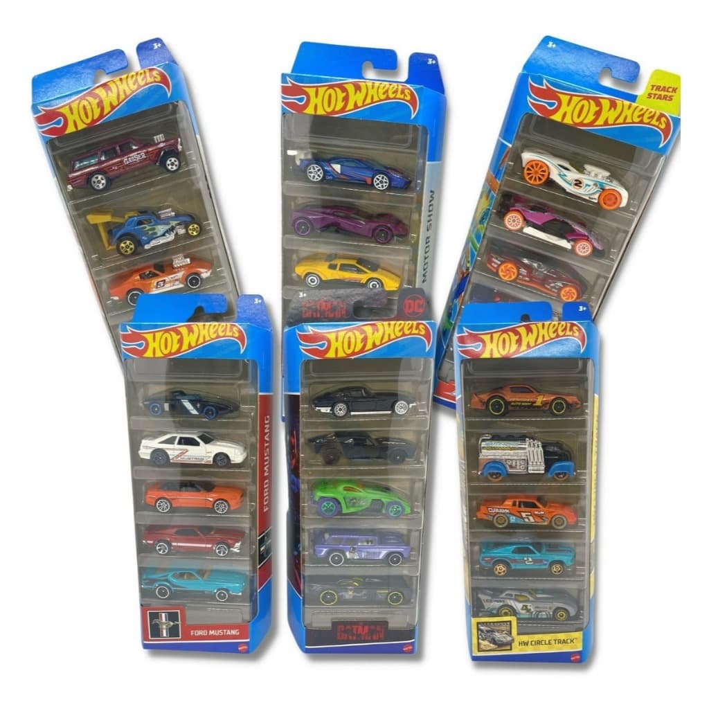 Hot Wheels Carrinho Colecionador Premium Original - 5 Peças