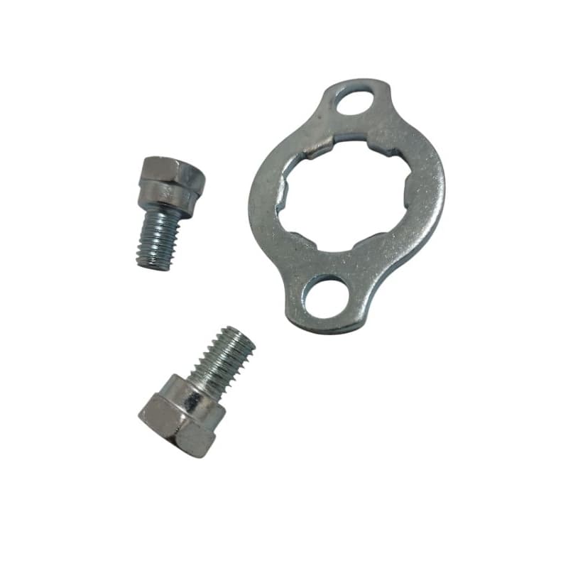 Trava pinhão Relação + 02 Parafuso CG Today Titan 125,150,160 kit