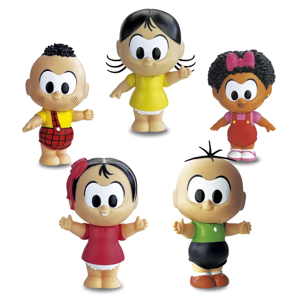 Boneco de Vinil Colecionável Figura de Ação 10cm Fandom Box da Turma da Mônica