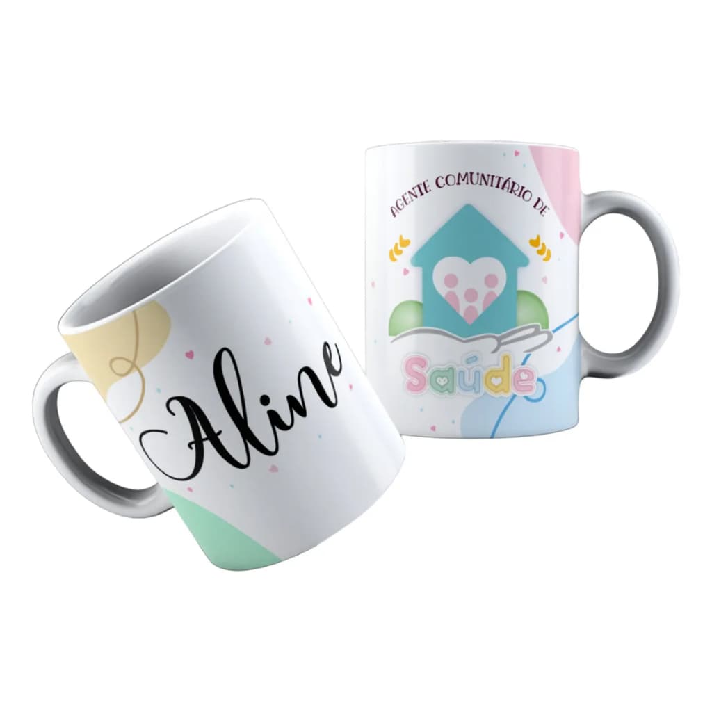 Caneca Personalizada p/ agente de saude