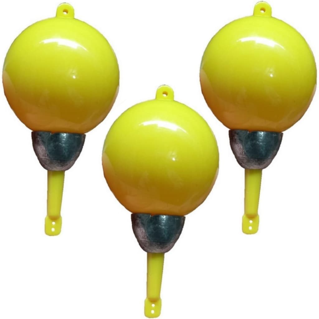 Boia Plástica Cascavel Paulistinha Chumbo E Chocalho Kit c/3