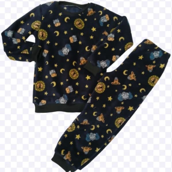 Conjunto Pijama Infantil Fleece Pelúcia Ted Quentinho Menino "